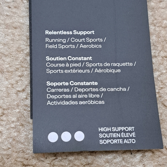 New! Under Armour Sports Bra Compression Women's Medium Black Heat Gear Active - Picture 12 of 13